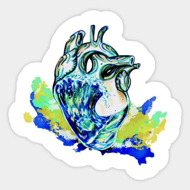 Heart of the Ocean Sticker by sofyvesna